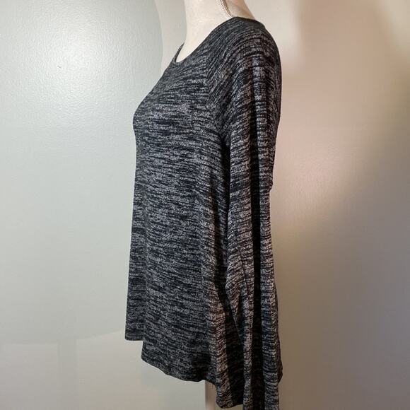 Zelos Heathered Black/White Top Women's Medium - Picture 2 of 6